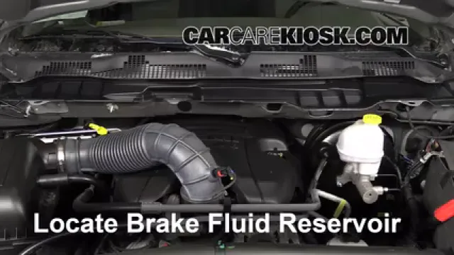2012 Ram 1500 SLT 5.7L V8 Crew Cab Pickup Brake Fluid Add Fluid